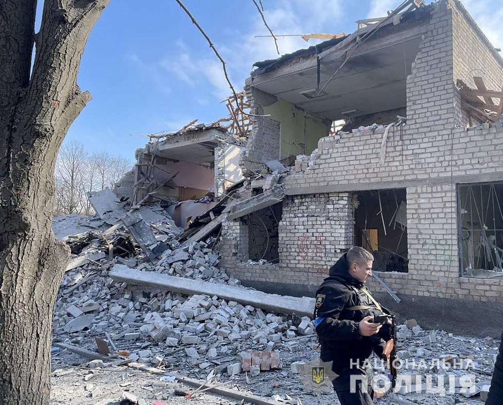 Zkáza města Kramatorsk na Donbasu (18. 3. 2022)