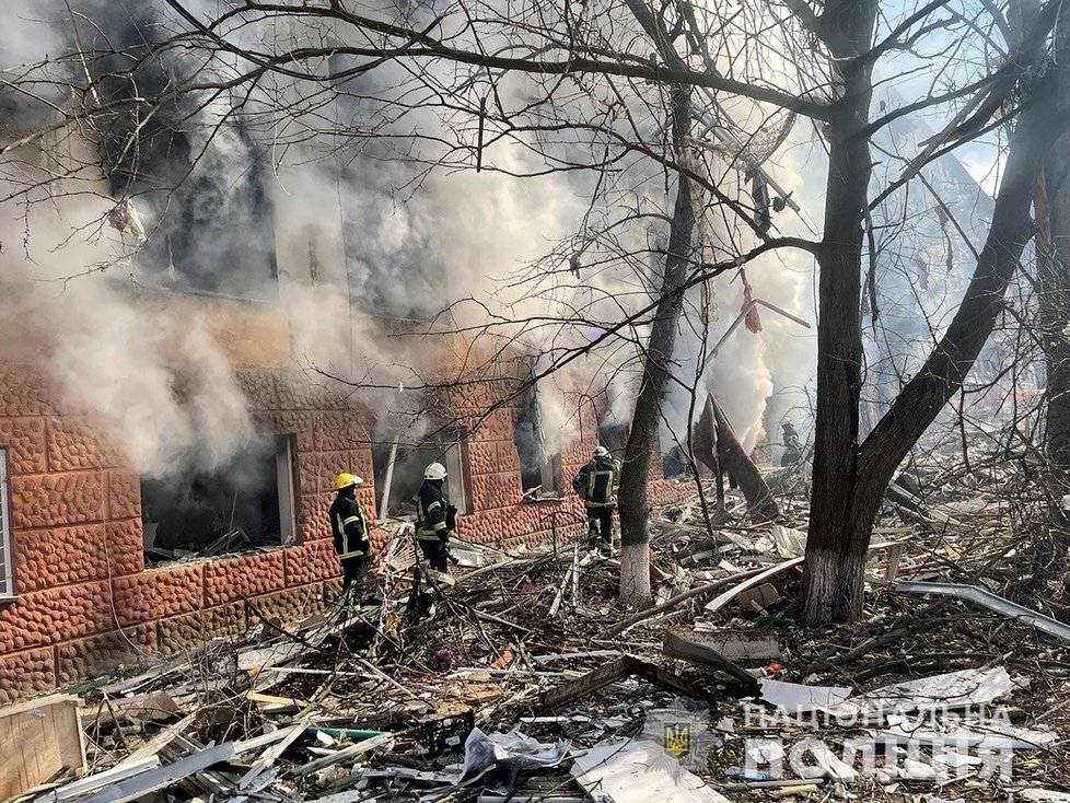 Zkáza města Kramatorsk na Donbasu. (18.3.2022)