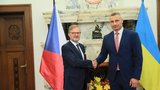 Kličko je v Praze. Kyjevský starosta se sešel s Fialou a řeší obnovu Ukrajiny