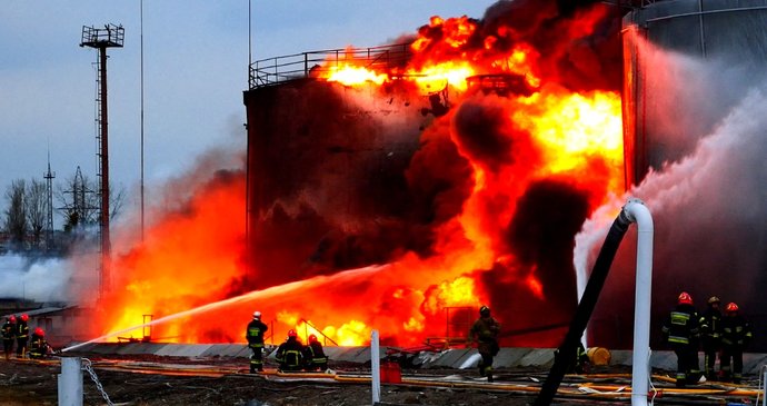 Pompiers à Lviv.  (26-03-2022)