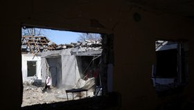 Zničené město Mykolajiv (22. 3. 2022)
