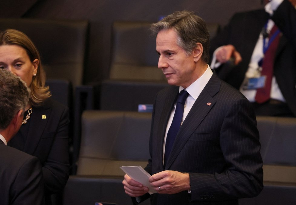 Summit v Bruselu: Americký ministr zahraničí Antony Blinken(24.3.2022)