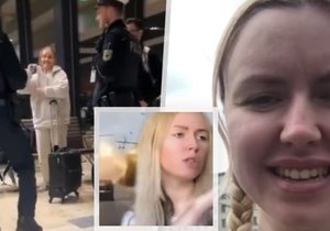 Deportace ruské propagandistky  Julie Prochorové z Německa