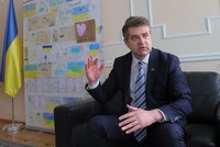 Ukrajinský velvyslanec Jevhen Perebyjnis (53) pro Blesk: Fialova cesta? Je to statečný čin!
