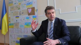 Ukrajinský velvyslanec Jevhen Perebyjnis (53) pro Blesk: Fialova cesta? Je to statečný čin! 