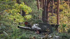 Válka na Ukrajině: Ukrajinská armáda u hranic s Běloruskem provedla cvičení.
