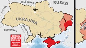 Rusko uznalo nezávislost Doněcké lidové republiky v hranicích celé Doněcké oblasti, tedy včetně území, které separatisté nyní nekontrolují.