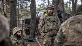 Válka na Ukrajině: Pohled na frontu v Doněcku.