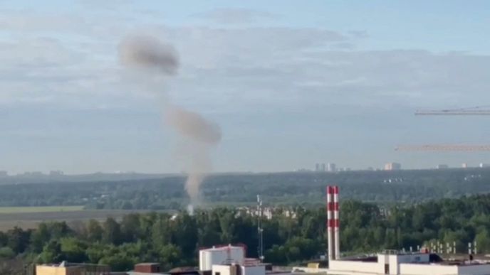 Válka na Ukrajině: Dronový útok v Moskvě, (30.05.2023).