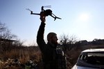 Válka na Ukrajině: Využití dronů na frontě.
