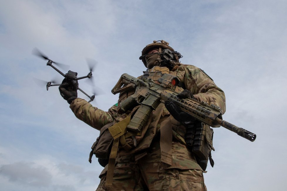 Válka na Ukrajině: Využití dronů na frontě