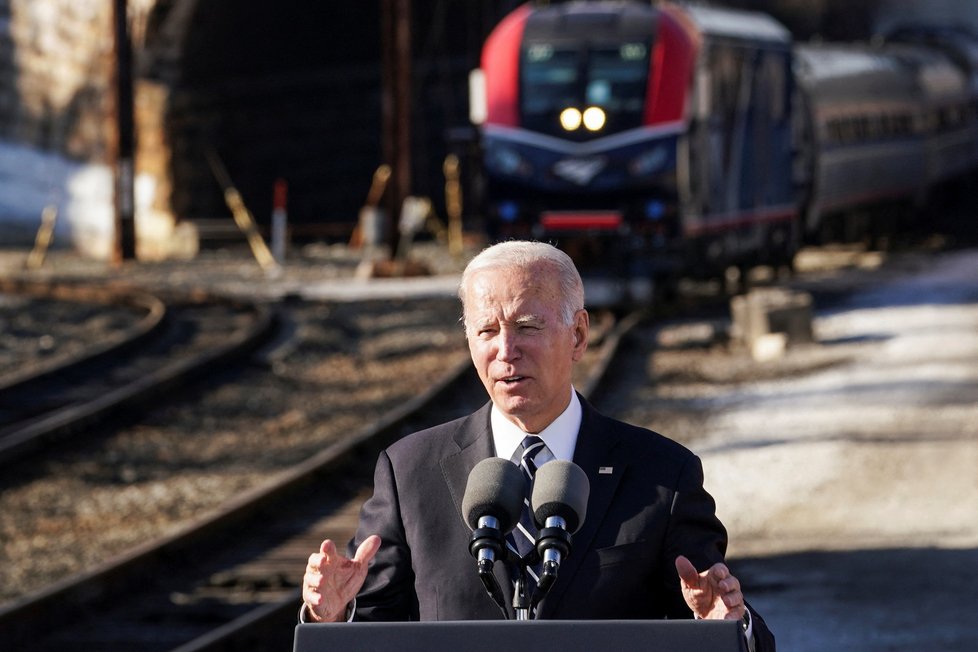 Prezident USA Joe Biden je známý svou oblibou vlaků.