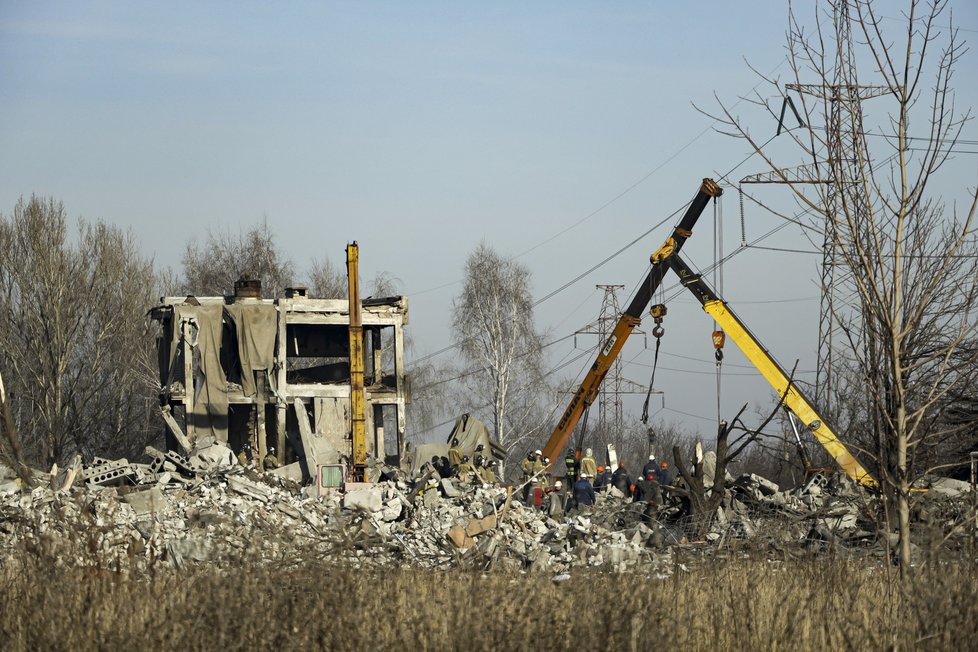 Válka na Ukrajině: Makijivka, (3.01.2023).