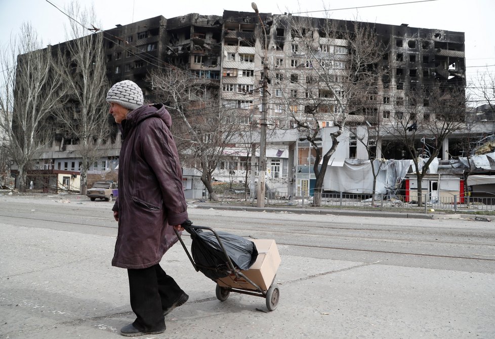 Válka na Ukrajině: Mariupol, (1.04.2022)