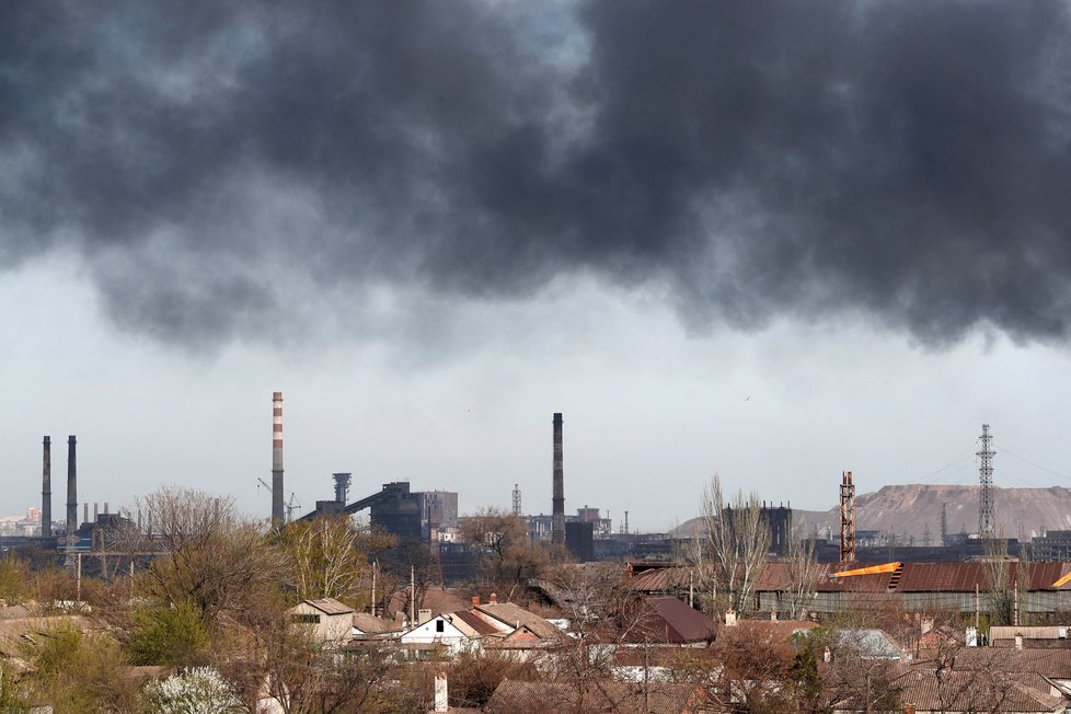 Válka na Ukrajině: Ocelárny Azovstal
