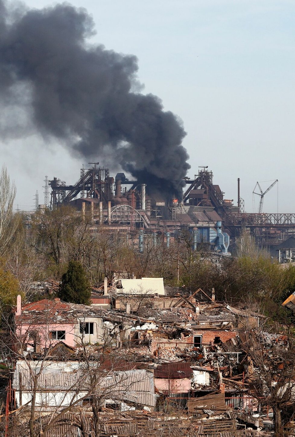 Válka na Ukrajině: Ocelárny Azovstal