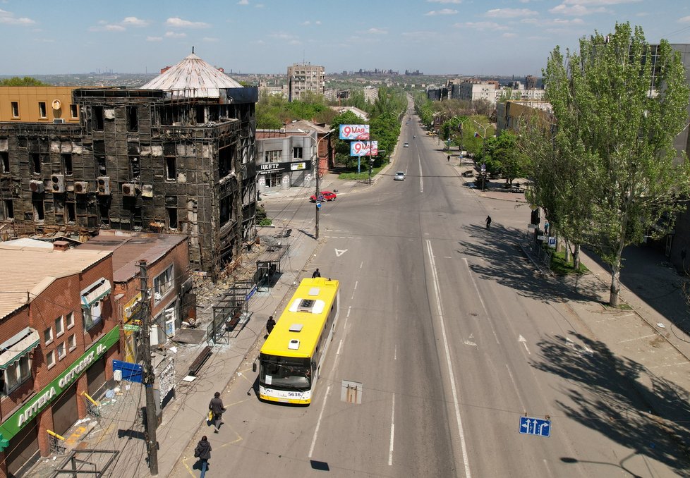 Válka na Ukrajině: Mariupol, (9.05.2022).