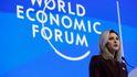 Manželka ukrajinského prezidenta Olena Zelenská na ekonomické konferenci v Davosu