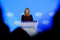 První dáma Ukrajiny v Davosu: Od války si nejde vzít den volna, prohlásila Zelenská