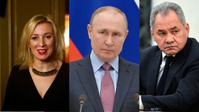 Sankce Putina zabolí: Postihnou jeho ministra i blonďatou mluvčí. Prezidentovo jméno chybí