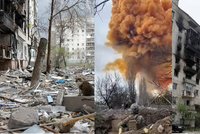 Rusové už dobyli většinu Severodoněcku. Nad městem visel zlověstný oblak po výbuchu nádrže s kyselinou