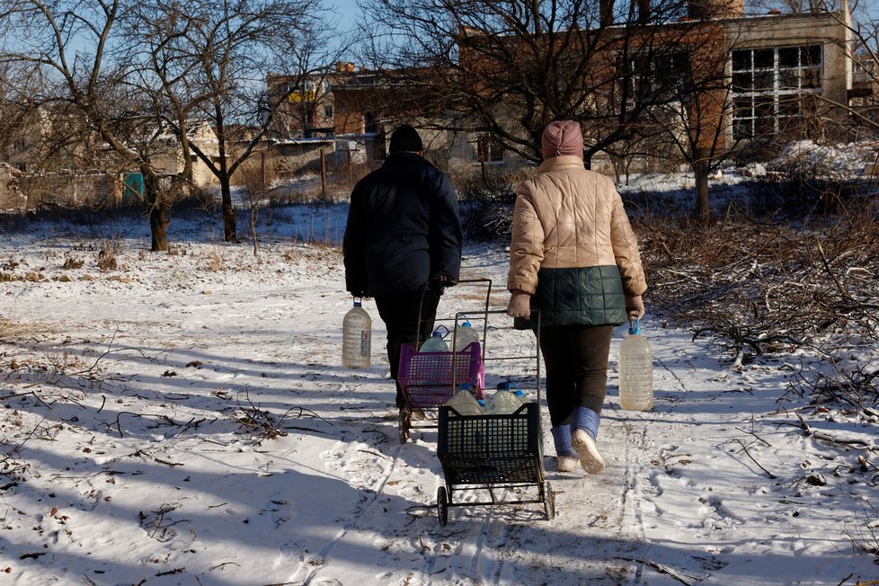 Válka na Ukrajině: Záběry ze Siversku.