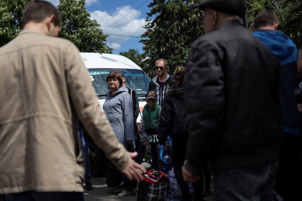 Válka na Ukrajině: Slovjansk, (23.05.2022).