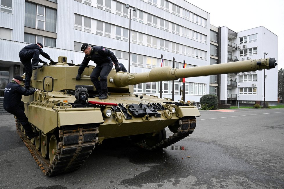 Válka na Ukrajině: Německé tanky Leopard