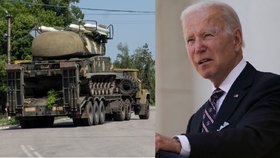 USA pošle Ukrajině raketomety: Jsou to zbraně k obraně, ne k útoku, tvrdí Biden