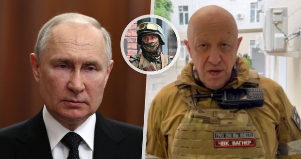 Je to zrada, kudla do zad ruského lidu, říká Putin k Prigožinově vzpouře. Jsou už kadyrovci v Rostovu?