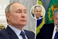 Putin shání spojence: Jednal s brazilským prezidentem. Jeho muž Lavrov s čínským vyslancem