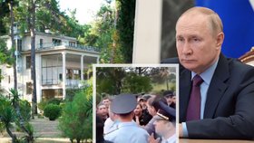 Buduje si Putin nový palác? Nová „dača“ na pobřeží Černého moře v Gruzii