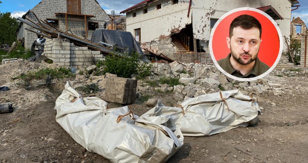 S pokračující válkou přibývají oběti. Zelenskyj mluví o genocidě na Donbasu