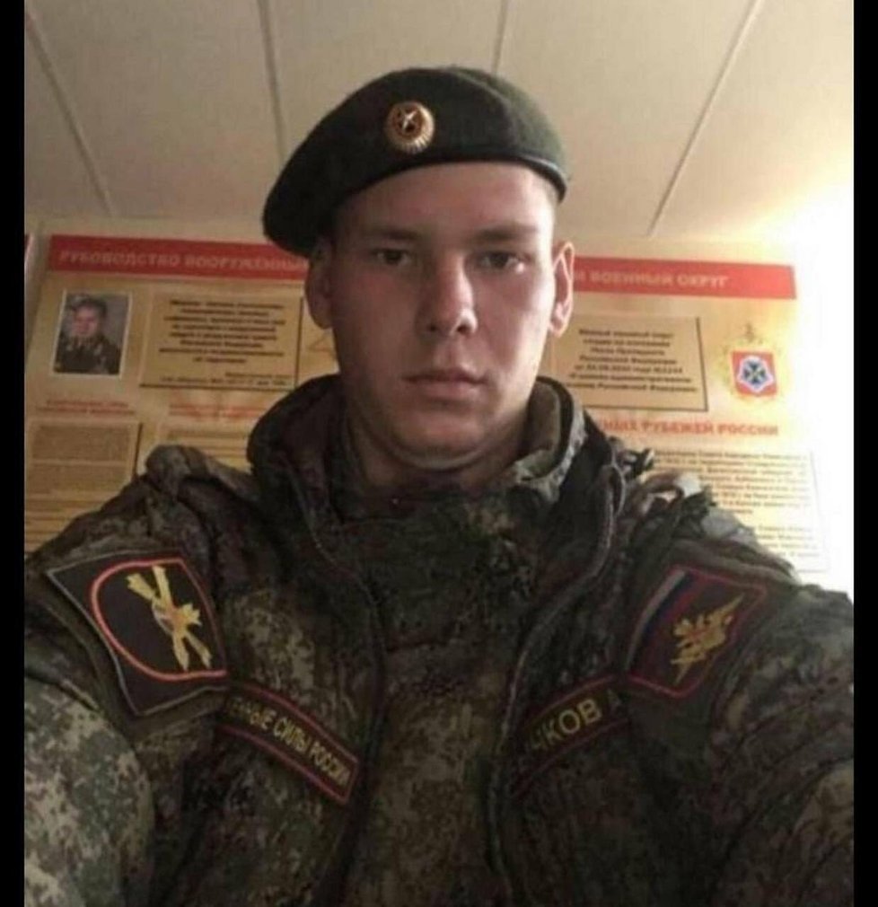 Alexej Byčkov, ruský voják, který měl na Ukrajině znásilnit roční dítě.