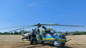 Ukrajinci potvrdili, že jejich letectvo používá bojové vrtulníky dodané z Česka