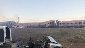 Válka na Ukrajině: ruský útok na nádraží v obci Čaplyne v Dněpropetrovské oblasti