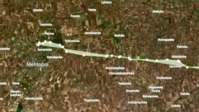 Satelitní snímky objevily ruský megazákop na Ukrajině.