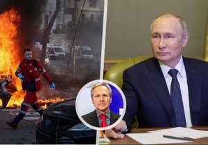 Generál Šedivý o Putinově zlobě: Ruských mstivých útoků může přibývat! Hrozí i útok na Zelenského palác