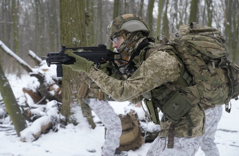 Ukrajina se připravuje na možný vpád ruské armády (23. 1. 2022).
