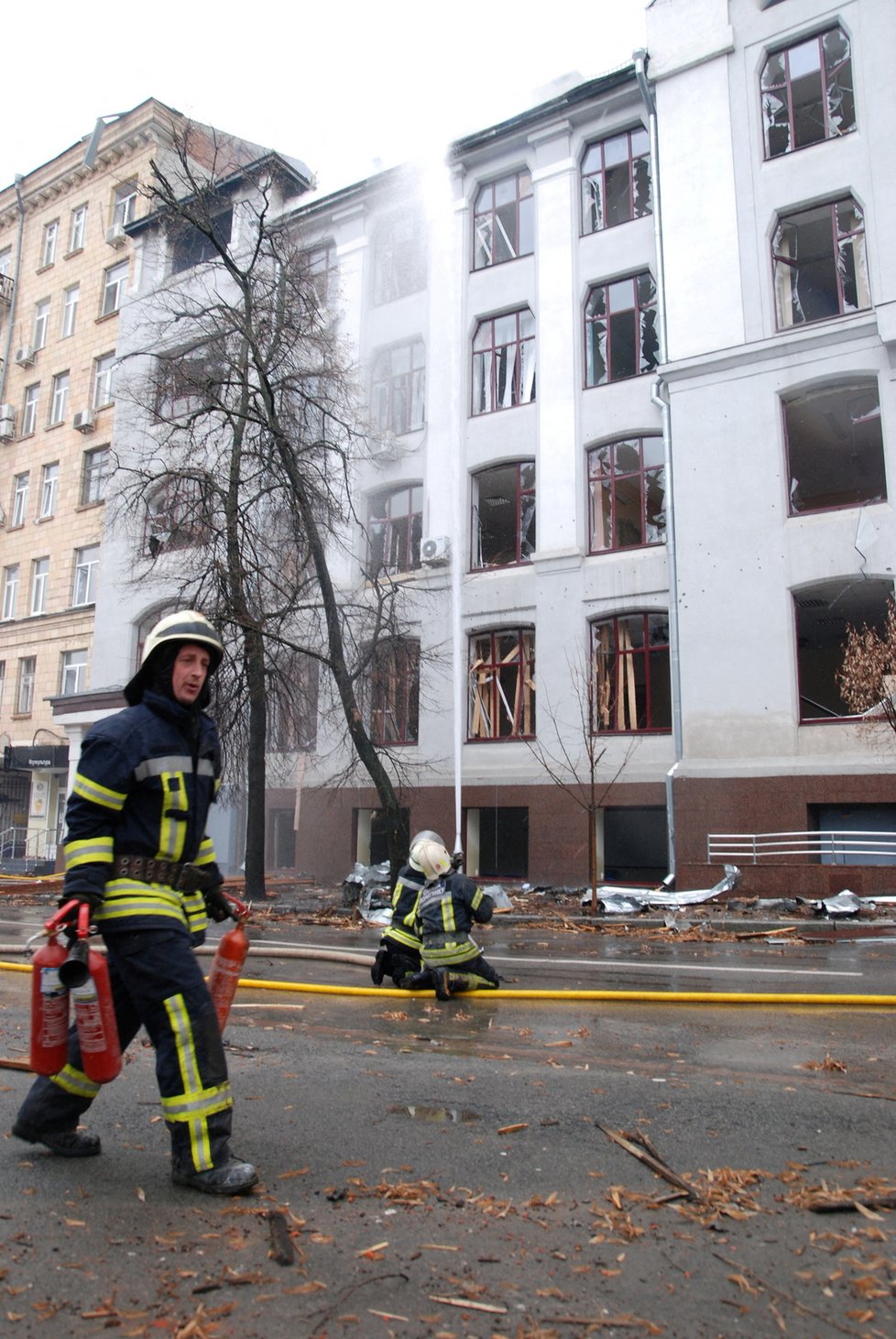 Těžké boje v Charkovu, (2.03.2022).