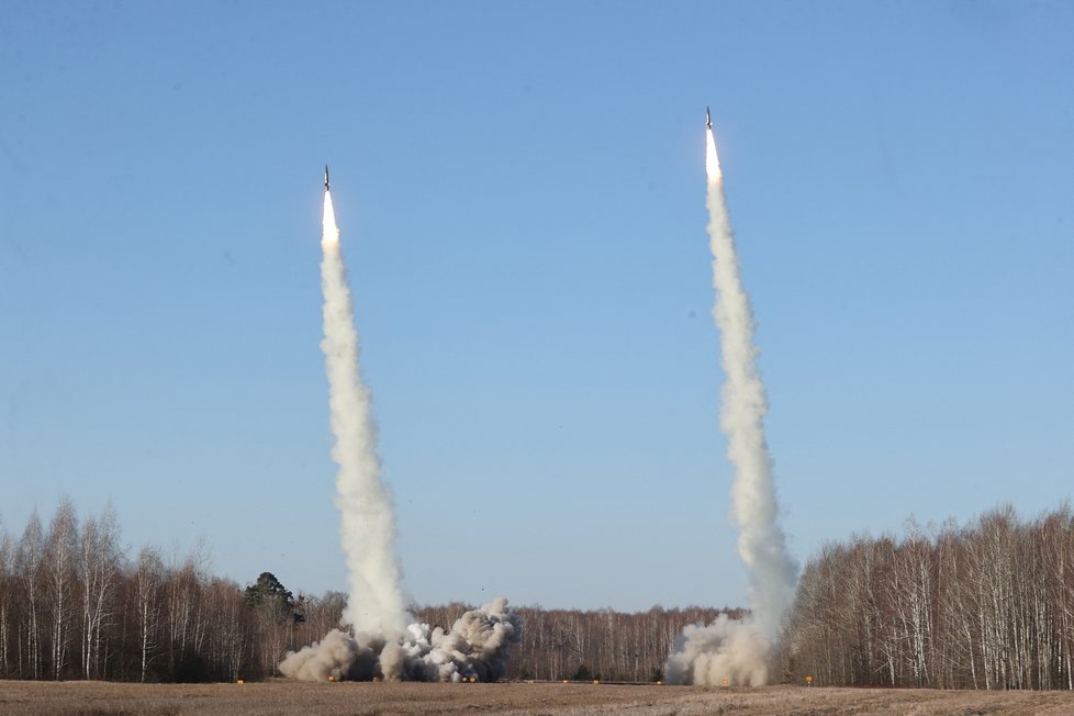 Rusové rakety typu Ročka-U používali během vojenského cvičení v únoru 2022, týden před vpádem na Ukrajinu.