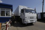 Další ruský humanitární konvoj míří na Ukrajinu.