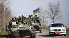 Ukrajinské jednotky zahájily defenzivu.