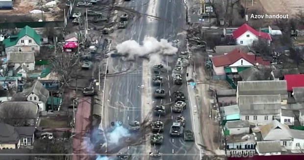 Putin se začal sunout ke Kyjevu: Ruské tanky na mušce!   