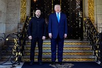ONLINE: Zelenskyj dorazil za Trumpem do rezidence Mar-a-Lago na Floridě