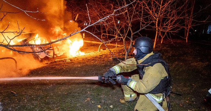 Rusko podniklo rozsáhlý dronový útok na Charkov (19.11.2025).