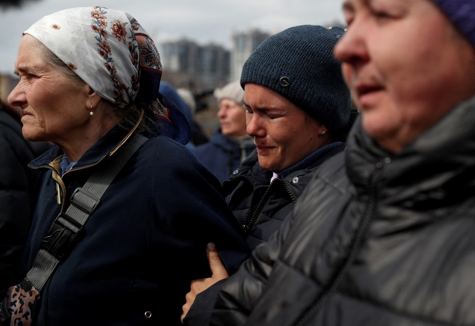 Nové snímky z Buči, kde došlo k masovému vraždění civilistů. (8. 4. 2022)