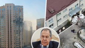 „Na civilisty neútočíme,“ hlásá Lavrov. Ruští vojáci mezitím odpalují školky, nemocnice a paneláky.