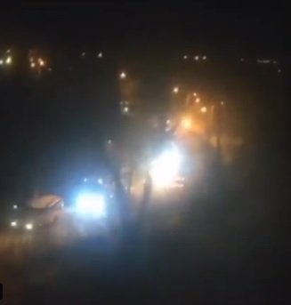 Údajné snímky nočního příjezdu ruských jednotek na východ Ukrajiny