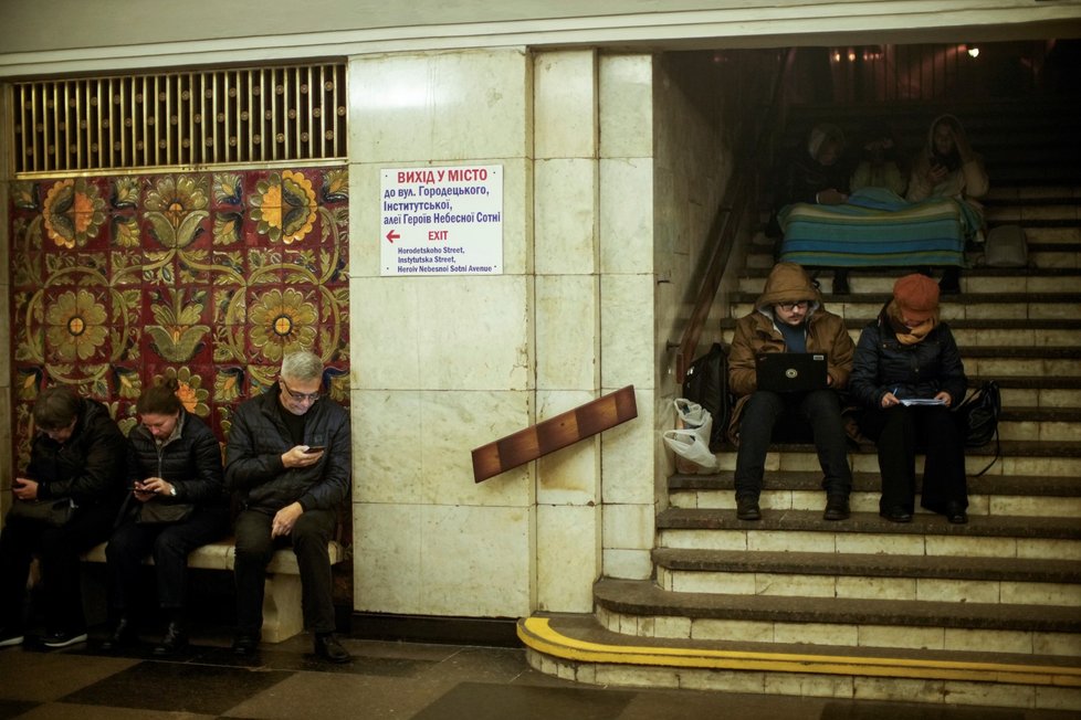 Kyjevské metro (28. 3. 2023)